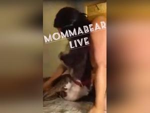 Intimate moments with canine partners