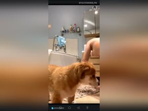 Woman and dog: an exciting zoophilia video