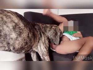 Bestial Encounter: Woman and Dog