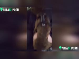 Bestiality sex video: Dog fucks submissive woman