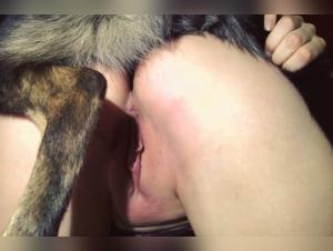Extreme sex with an amateur teen and a dog
