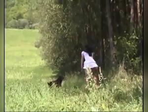 Wild Black Dog Fucking A French Woman In This Erotic Video