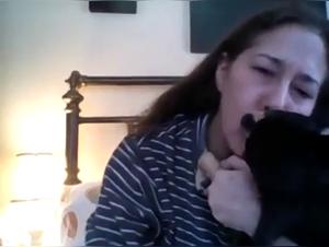 Woman and dog: a shocking bestial video