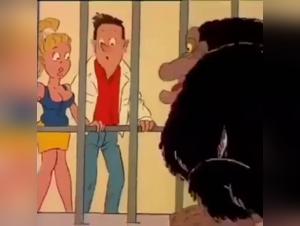 Woman and gorilla in shocking animalistic video