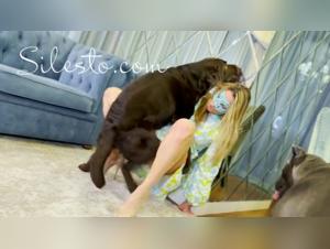 Veronica Silesto in beastly sex video