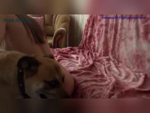 Woman and dog: a shocking bestiality video