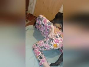 The Slut Fucks Her Dog: An Electrifying Encounter