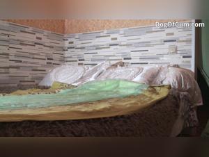 Masked Woman and Her Four-Legged Companion: A Bestial Encounter