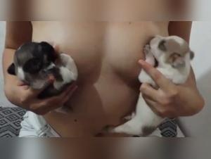 Bestial Encounter: Woman and Dog