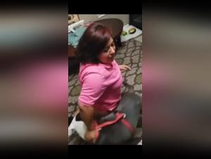 Latin woman and her dog: a scene of intense zoophilia