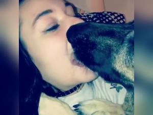 Woman and Dog: A Passionate Encounter - Bestiality Sex Video