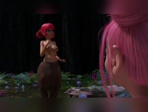 Naughty horses in unexpected situations