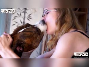 Nadia and Her Adventure with Her Four-Legged Best Friend - Zoophilie Video