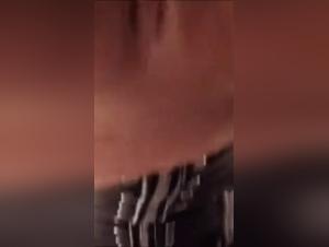 Brunette woman subjected to a dog in a bestiality video