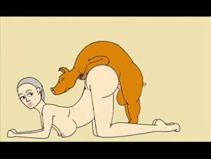 New short bestiality animation with dogs