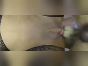 Woman in full bodysuit and seductive dog in shocking bestiality scene