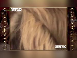 Woman submissive and tied for a bestial experience