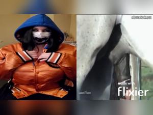 Esskayuwu and the horse: a beastly video not to be missed