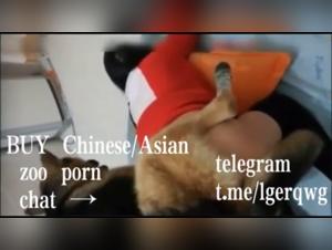 Asian woman and dog: a shocking bestial video