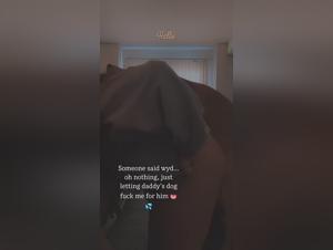 Dog sex video: Teenage girl and her dad's dog
