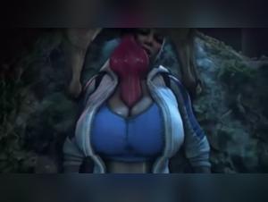 Submissive woman gets fucked by a dog