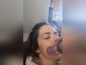 A Shocking Display of Passion: Woman and Dog Share an Intimate Moment