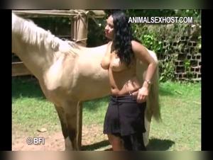 Forbidden Encounter: Woman and Horse