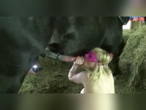 Russian mature woman and horse: a beastly video not to be missed