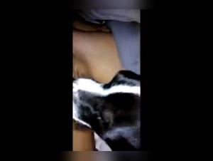 Bestiality sex video: dog and young woman